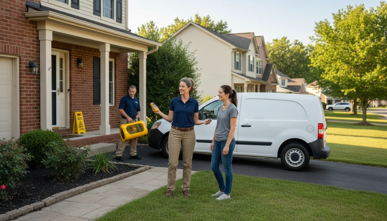 Water restoration image for Dehumidification And Cleanup Services in Valyermo, CA